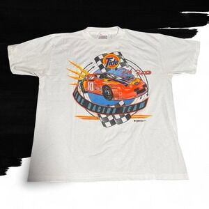 Ricky Rudd Americas Favorite Nascar Driver 90s Tide T-Shirt White Vintage